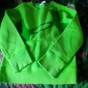 Lime green sweat shirt